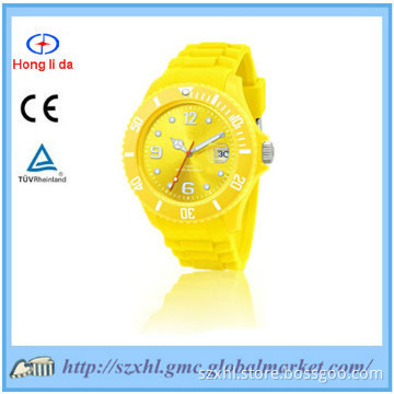 New prouducts of 2013 Stainless steel case back silicone watch